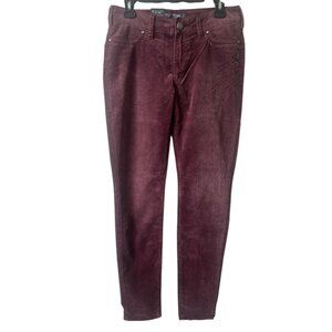 NWT Silver Jeans Company Mauve/Light Burgundy Suki Corduroy Jegging Reg. $78